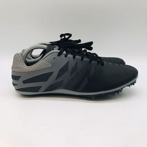 Thestron Track and Field Shoes Women's 6.5 Gray & Black Lace Up Low Top Spikes